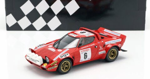 ミニチャンプス1/18 ランチアストラトス #6 ツールドコルス 1975 優勝