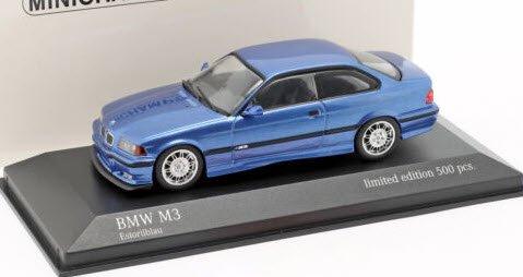 ミニチャンプス 943022303 1/43 BMW M3 (E36) 1992 estoril ブルー