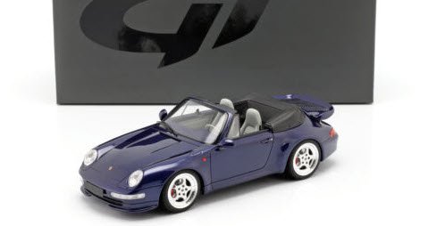 GTスピリット GTS257 1/18 ポルシェ 911(993) ターボ カブリオレ (ブルー) - ミニチャンプス専門店 【Minichamps  World】