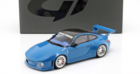 GTスピリット GTS222 1/18 ポルシェ 911 (997) Old&New ボディキット ブルー - ミニチャンプス専門店　 【Minichamps World】