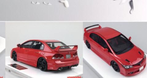 One Model 1:18 Honda Civic FD2 Mugen RR Advanced Concept in
