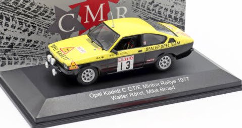 CMR WRC008 1/43 オペル カデット C GT/E #13 Mintex Rally 1977 Rohrl / Broad -  ミニチャンプス専門店　【Minichamps World】