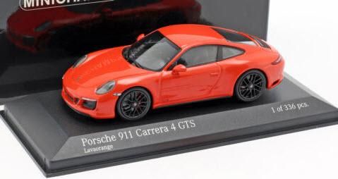 ミニチャンプス 410067321 1/43 ポルシェ 911 (991.2) カレラ 4GTS 
