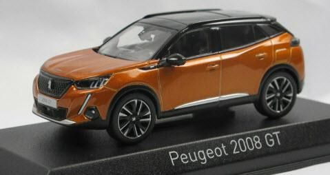 ミニカー 1/18 プジョー PEUGEOT 2008 SUV オレンジ - ミニカー