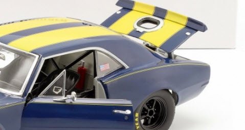 GMP 18909-B 1/18 シボレー トランザム カマロ 1967 ブルー / イエロー