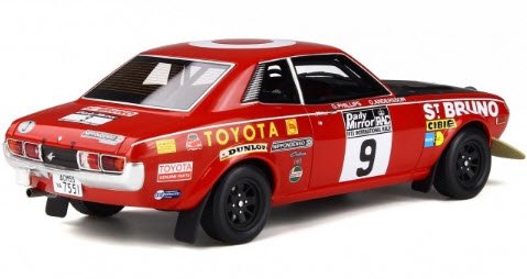 OTTO オットー OTM274 1/18 トヨタ セリカ 1600GT TA22 RAC 1973 (レッド/ブラック) - ミニチャンプス専門店  【Minichamps World】