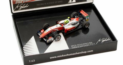 ミニチャンプス 447185104 1/43 Dallara F317 #4 Prema Theodore Racing F3 チャンピオン 2018  Mick Schumacher - ミニチャンプス専門店　【Minichamps World】