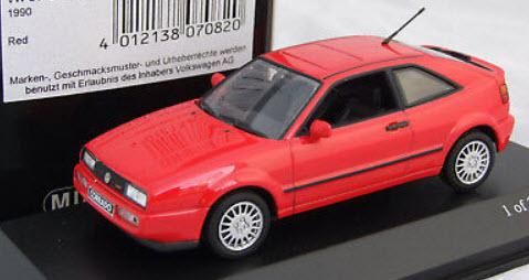 Amazon | MINICHAMPS 1/43 Volkswagen ミニカー corrado G60