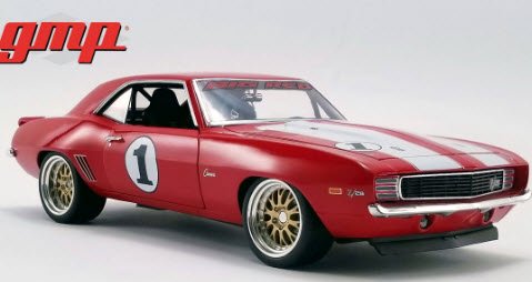 GMP 18882 1/18 Big Red Camaro - 1969 Chevrolet Camaro