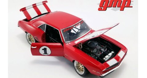 GMP 18882 1/18 Big Red Camaro - 1969 Chevrolet Camaro - ミニチャンプス専門店　 【Minichamps World】