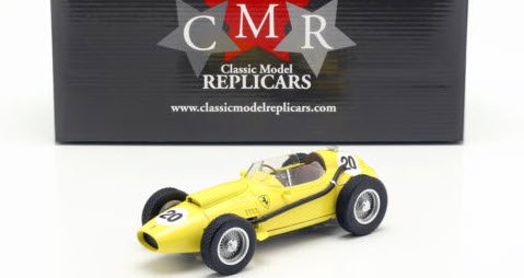 CMR CMR159 1/18 フェラーリ Dino 246 #20 6th ベルギーGP F1 1958 Olivier Gendebien -  ミニチャンプス専門店　【Minichamps World】