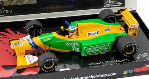 ミニチャンプス 113921219 1/18 ベネトン B192 #19 1st Win ベルギーGP F1 1992 Michael  Schumacher - ミニチャンプス専門店　【Minichamps World】