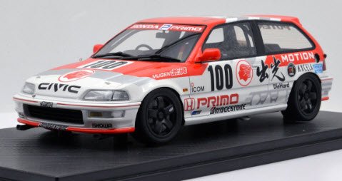 ONEMODEL 20B01-01 1/18 Honda Civic EF9 MUGEN Gr.A JTC 1990 #100 IDEMITSU -  ミニチャンプス専門店 【Minichamps World】