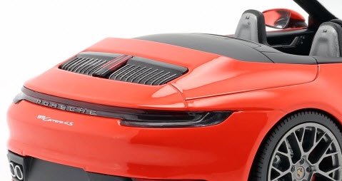 ミニチャンプス 155067334 1/18 ポルシェ 911 カレラ 4S カブリオレ 2019 オレンジ - ミニチャンプス専門店　 【Minichamps World】