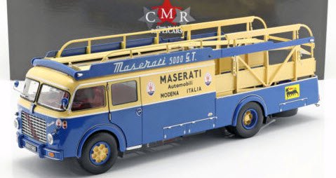 CMR CMR141 1/18 フィアット 642 RN2 バルトレッティ フマデラティ レーストラック トランスポーター 1957 ブルー /  ベージュ - ミニチャンプス専門店　【Minichamps World】