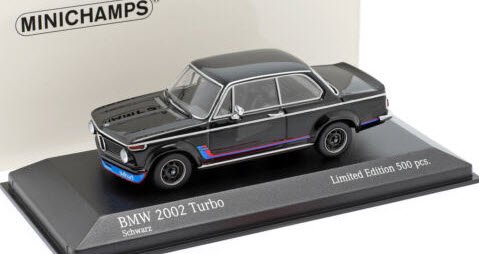 ミニチャンプス 943022203 1/43 BMW 2002 Turbo (E20) 1973 ブラック 特注品 - ミニチャンプス専門店  【Minichamps World】