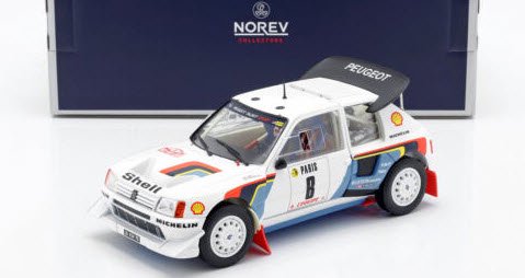 ノレブ ♪♪ 《Rare・レア》 NOREV ノレブ 1/18 Peugeot プジョー 205 T16 #1 Monte-Carlo 1986 Salonen/Harjanne （184863）　新品