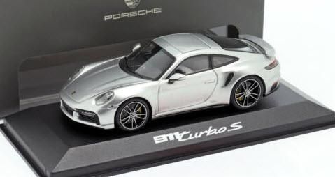 1/43 特注 ミニチャンプス ポルシェ 911 992 ターボ GTシルバー