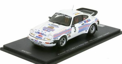 スパーク Spark MAD007 1/43 ポルシェ 911 type 930 Turbo 3.3 #3 ウィナー DRM Rally 1983  Hero / Muller Mobil 特注品 - ミニチャンプス専門店　【Minichamps World】