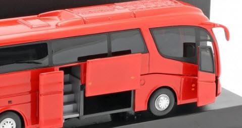 Cararama 57702R 1/50 Scania Irizar Pb bus レッド - ミニチャンプス