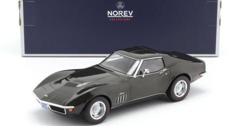 ノレブ NOREV 189030 1/18 シボレー コルベット 1969 ダークグリーンメタリック - ミニチャンプス専門店　【Minichamps  World】