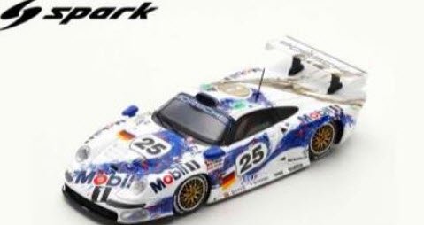 スパーク S5602 1/43 Porsche 911 GT1 No.25 Porsche AG 2nd 24H Le Mans 1996  H-J.Stuck Jr. - ミニチャンプス専門店　【Minichamps World】