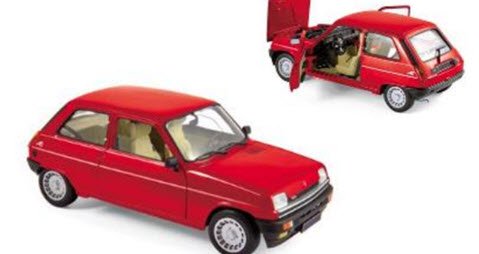 ノレブ 185243 1/18 ルノー 5 アルピーヌ ターボ 1982 レッド - ミニチャンプス専門店 【Minichamps World】