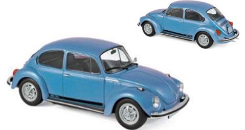 ノレブ 188525 1/18 VW 1303 シティ 1973 メタリックブルー