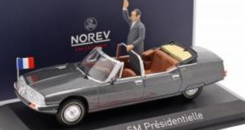 ノレブ 158706 1/43 シトロエン SM 大統領公用車 シラク大統領フィギュア1体付 1995 - ミニチャンプス専門店　 【Minichamps World】