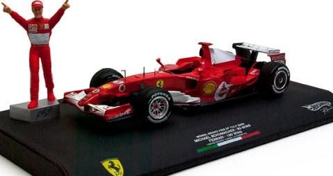 ホットウィール 1/18 フェラーリ248 2006年 上海GP シューマッハ 