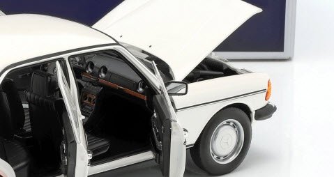ノレブ 183712 1/18 メルセデス・ベンツ 200 (W123) limousine 1982 ホワイト - ミニチャンプス専門店  【Minichamps World】