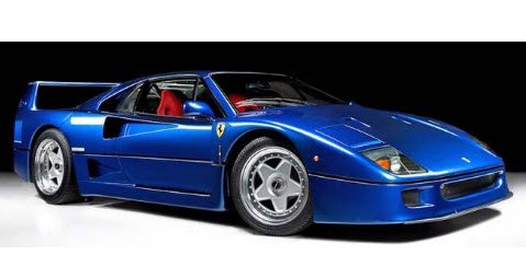 GTスピリット GTS80022 1/8 フェラーリ F40 (ブルー) - ミニチャンプス