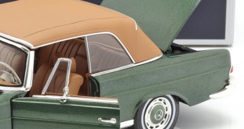 ノレブ 183434 1/18 メルセデス・ベンツ 280 SE 3.5 カブリオレ 1969 メタリックグリーン - ミニチャンプス専門店  【Minichamps World】