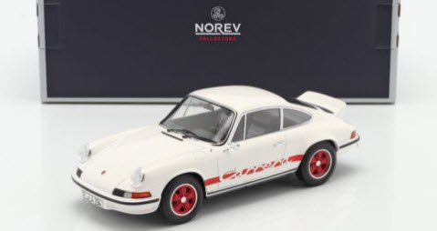 ノレブ 187639 1/18 ポルシェ 911 Carrera 2.7 RS 1973 ホワイト / レッド - ミニチャンプス専門店　 【Minichamps World】