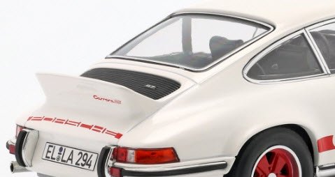 ノレブ 187639 1/18 ポルシェ 911 Carrera 2.7 RS 1973 ホワイト / レッド - ミニチャンプス専門店　 【Minichamps World】