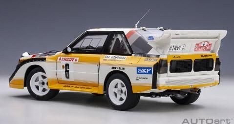 カスタム品1/18オートアート アウディ クアトロS1 E2 WRC
