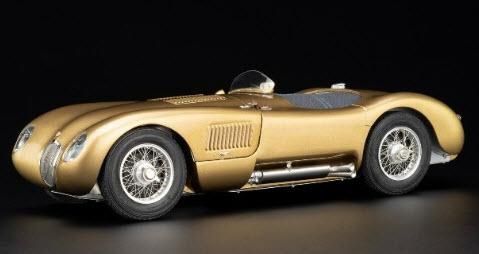 ミニカー　1/18 ジャガー タイプC 1952(ゴールド) CMC 25周年記念 [M214] CMC 1/18 ジャガー タイプC 1952 ゴールド CMC 25周年記念 (M214