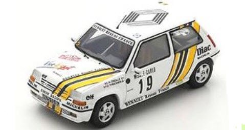 スパーク S5565 1/43 Renault 5 GT Turbo No.19 Monte Carlo Rally 1989 Alain  Oreille - ミニチャンプス専門店　【Minichamps World】