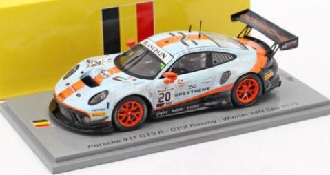 スパーク SB251CK 1/43 ポルシェ 911 GT3 R #20 ウィナー 24h Spa 2019