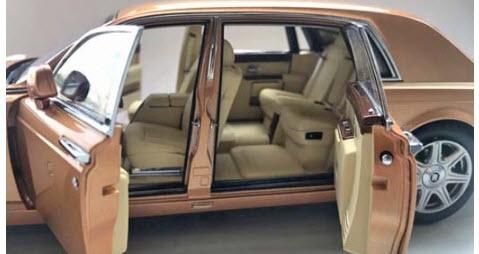 ロールスロイス　扉サンプル 京商 KS08841ASG 1/18 ロールス ロイス ファントム EWB (アリゾナサン