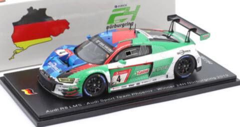 スパーク SG520CK 1/43 Audi R8 LMS No.4 Audi Sport Team Phoenix Winner 24H ニュル  2019 Dirty version - ミニチャンプス専門店　【Minichamps World】