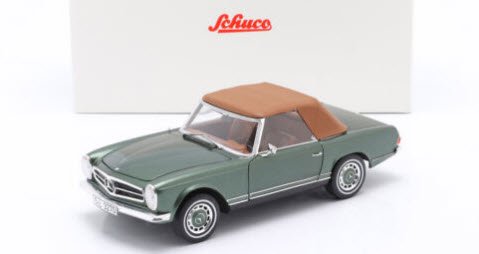 シュコー 450035700 1/18 メルセデス ベンツ 280 SL Pagode (W113) 1963 - 1971 グリーン -  ミニチャンプス専門店 【Minichamps World】