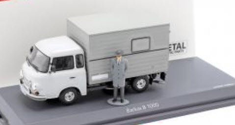 シュコー 450365600 1/43 バルカス B 1000 旧東ドイツ国家保安省 囚人輸送ボックスバン フィギュア付 - ミニチャンプス専門店　 【Minichamps World】