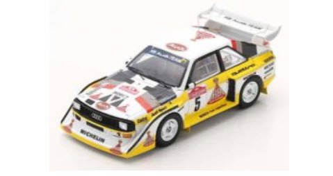 スパーク S5192 1/43 Audi Sport quattro S1 E2 No.5 Winner Rally Sanremo 1985  Walter Rohrl - ミニチャンプス専門店 【Minichamps World】