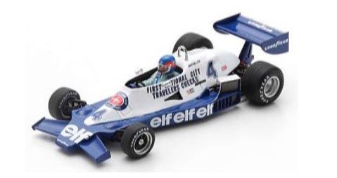 スパーク S7236 1/43 Tyrrell 008 No.4 3rd Argentine GP 1978 Patrick Depailler -  ミニチャンプス専門店　【Minichamps World】