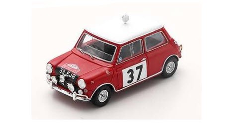 スパーク S4890 1/43 Morris Cooper S No.37 Winner Monte Carlo Rally 1964 Paddy  Hopkirk Henry Liddon - ミニチャンプス専門店　【Minichamps World】