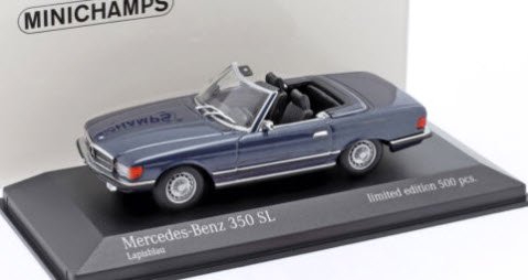 シルバー箱 ミニチャンプス Mercedes Benz 350SL 1/43-