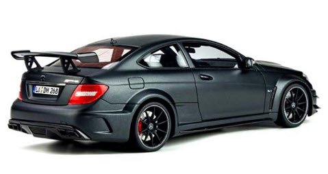 GTスピリット GTS843C 1/18 メルセデス ベンツ C63 AMGクーペ ブラックシリーズ (マットブラック) 海外エクスクルーシブ -  ミニチャンプス専門店 【Minichamps World】