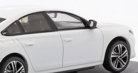 ノレブ 475824 1/43 プジョー 508 GT 2018 パールホワイト - ミニチャンプス専門店　【Minichamps World】