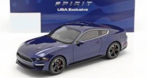 GTスピリット GTS017US-C 1/18 フォード マスタング ブリット 2019 (kona ブルー) US Exclusive -  ミニチャンプス専門店　【Minichamps World】